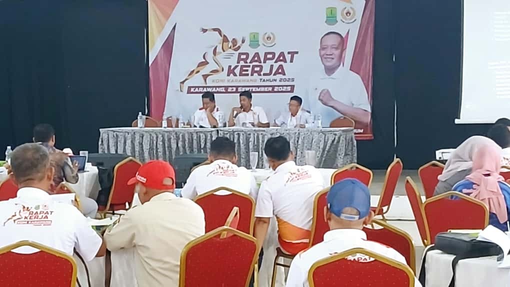Komite Olahraga Nasional Indonesia (KONI) Karawang mulai bersiap menghadapi Pekan Olahraga Provinsi
