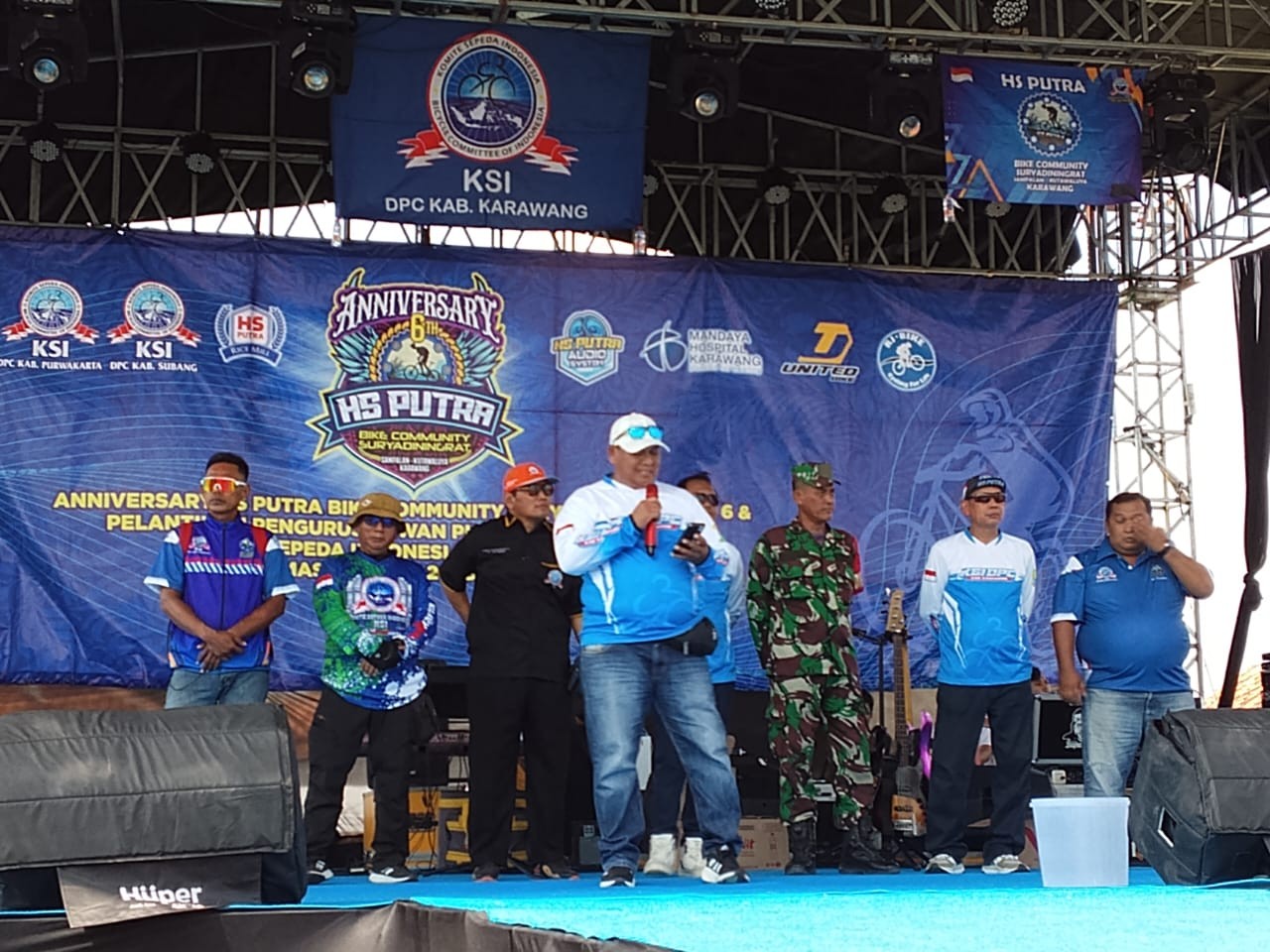 Perkuat Komunitas, HS Putra Rayakan HUT ke-6 Sekaligus Pelantikan DPC KSI Karawang