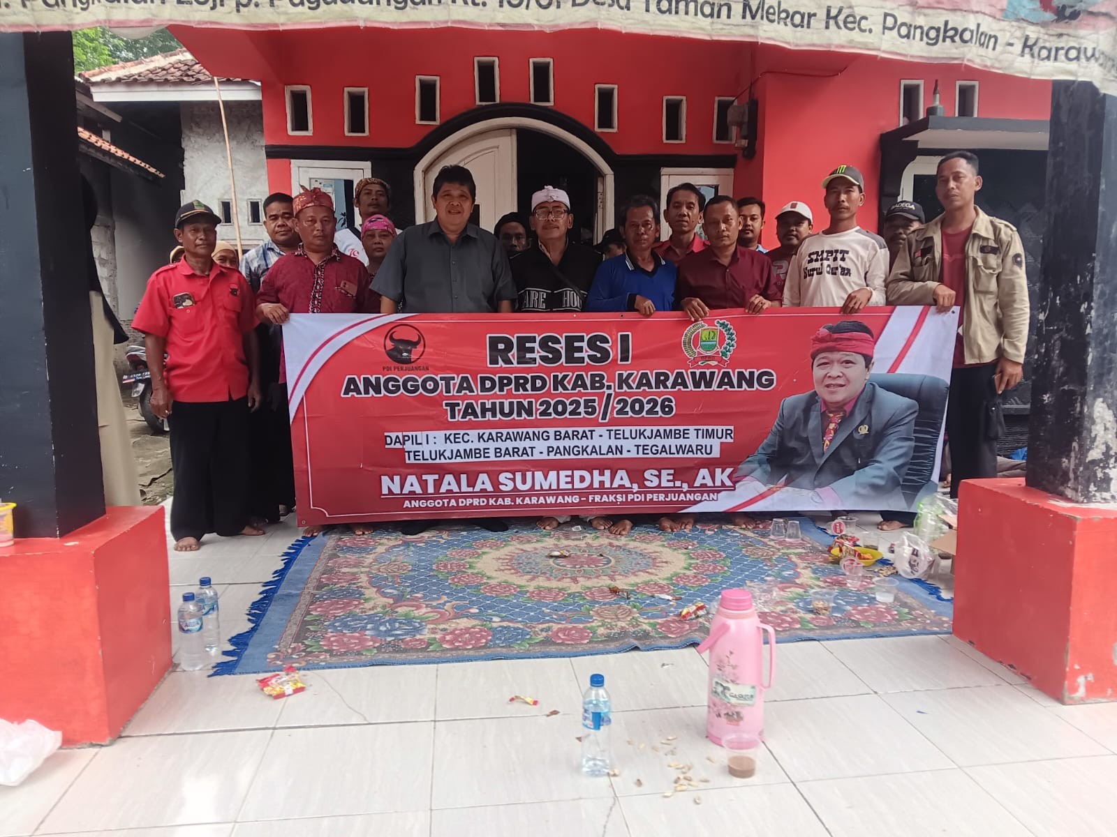 Serap Aspirasi, Natala sumedha di Reses Masa Sidang I di Kecamatan Pangkalan