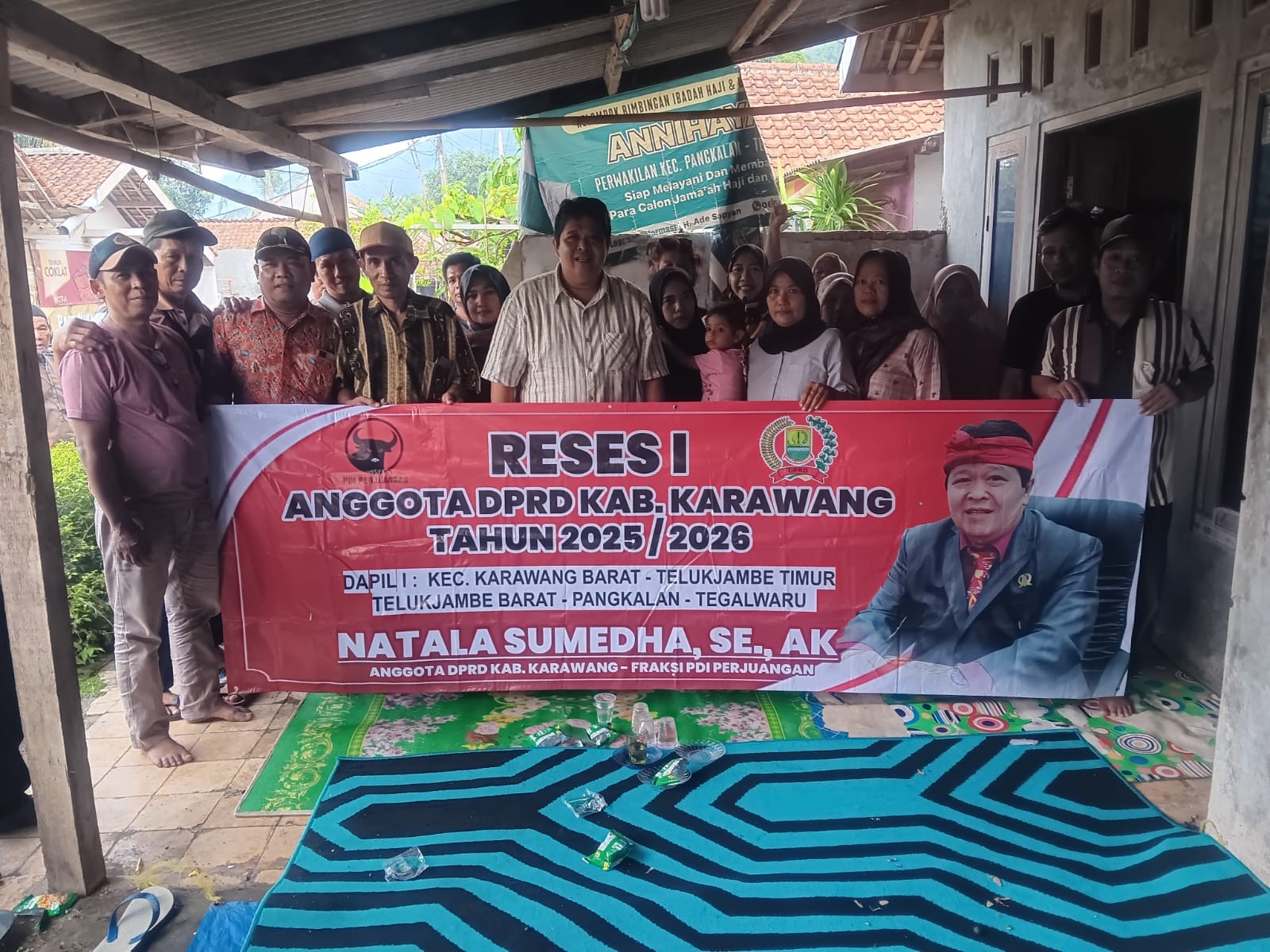 Anggota DPRD kabupaten Karawang Natala Sumedha Serap Aspirasi Warga dalam Reses I di Cintawargi