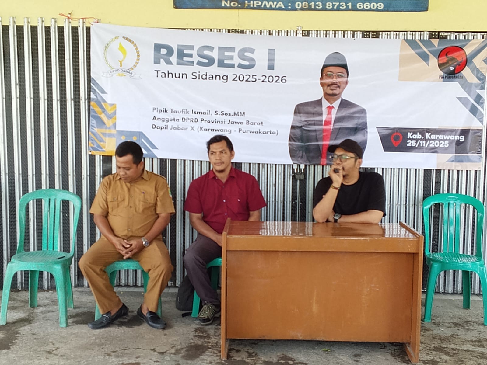 Reses I, Pipik Taufik Ismail Serap Aspirasi Warga Pusakajaya Selatan