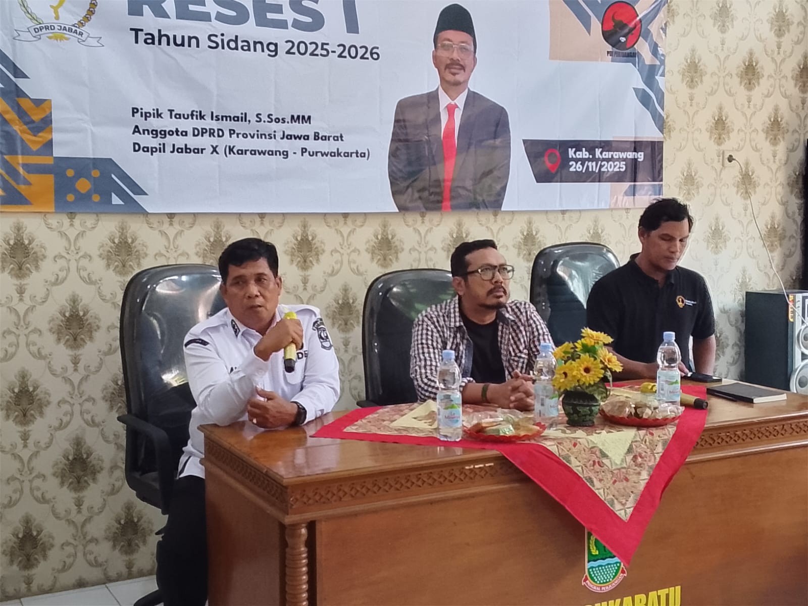 Reses I 2025–2026, Pipik Taufik Serap Aspirasi Warga Desa Sukaratu Cilebar