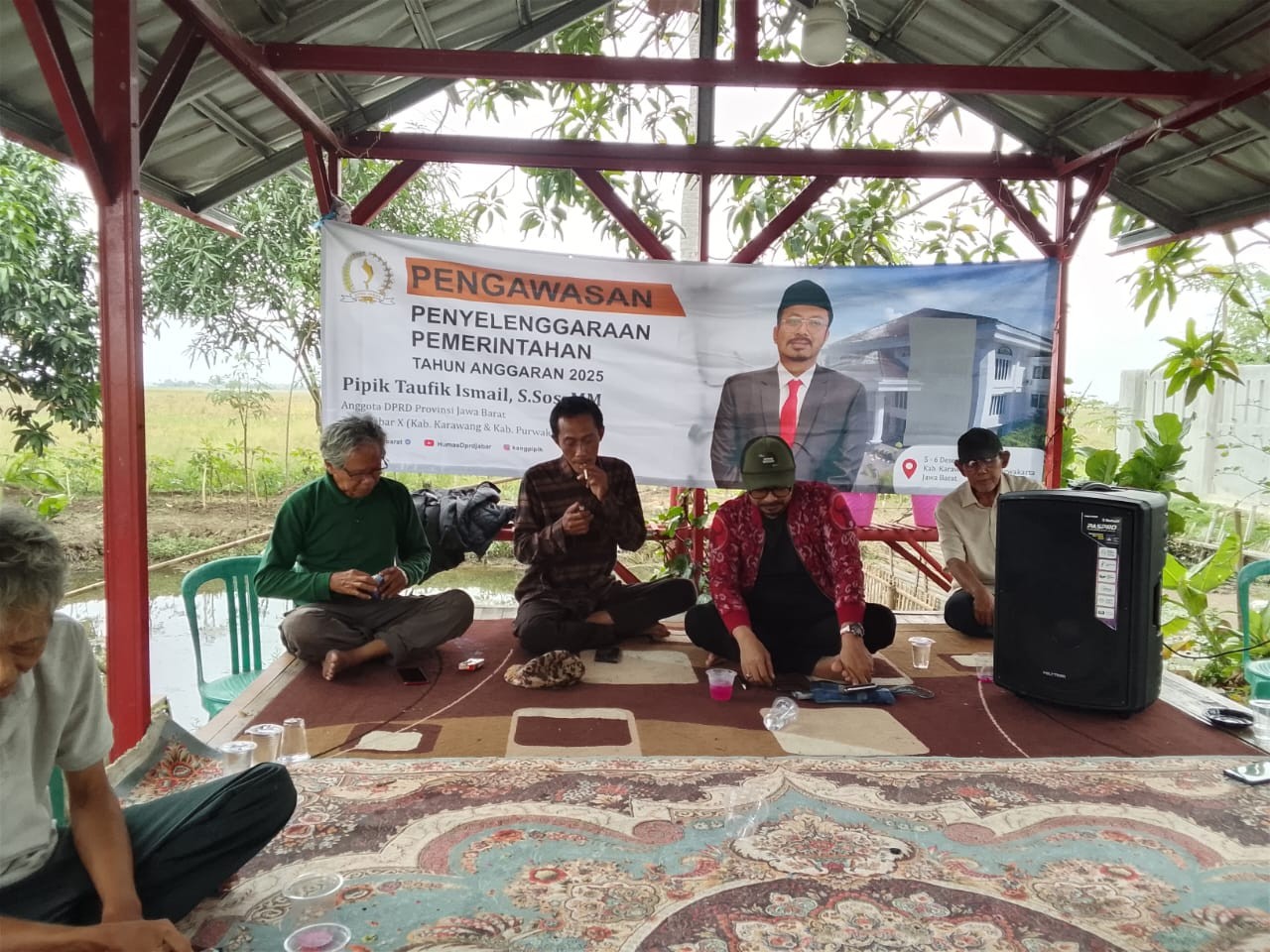 Pipik Taufik Ismail Serap Aspirasi Warga Dusun Cikunir dalam Pengawasan Anggaran 2025