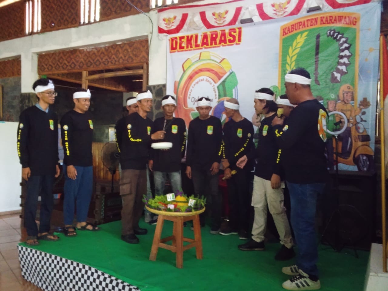 Ojol Karawang Deklarasikan O², Perkuat Persatuan dan Perlindungan