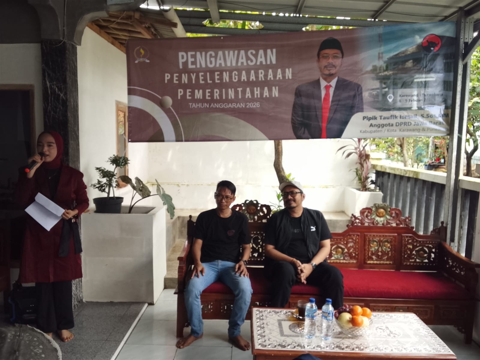 Pipik Taufik Ismail Serap Aspirasi Warga Sukasari dalam Pengawasan Pemerintahan TA 2026