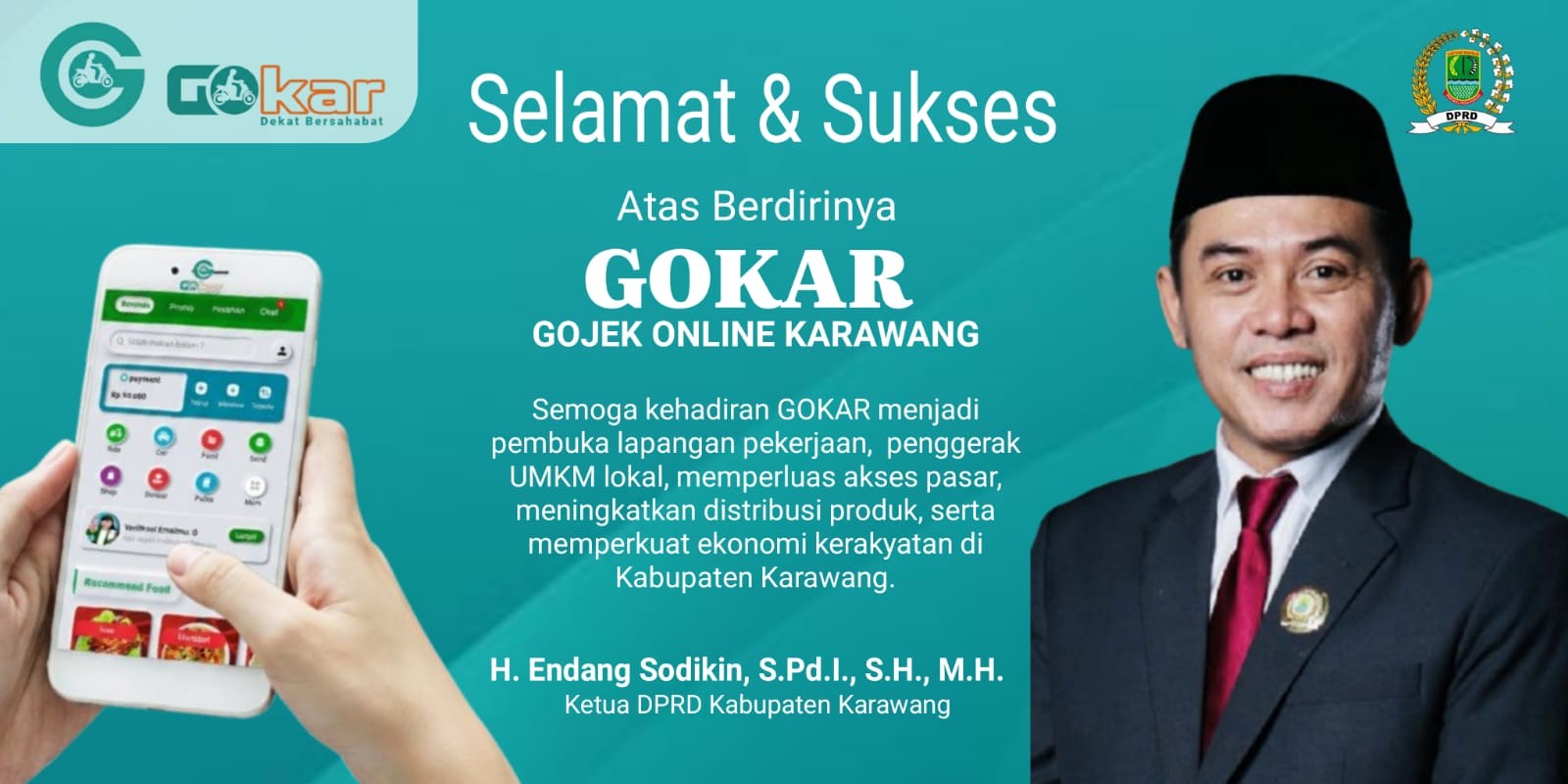 GOKAR Hadir di Karawang, Dorong Gerak Online Kendaraan Angkutan Rakyat