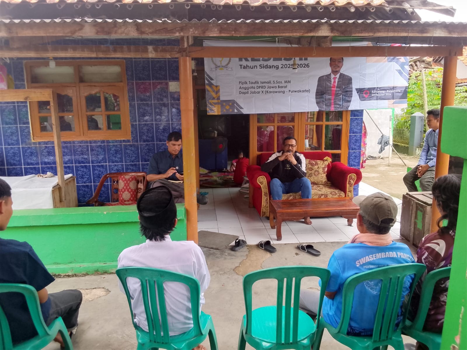 Reses II di Kutawaluya, Pipik Taufik Ismail Serap Aspirasi Warga Desa Sampalan