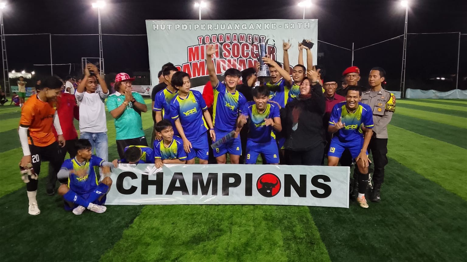 Turnamen Ramadhan Cup PDI Perjuangan Karawang Jadi Ajang Munculnya Bibit Atlet Muda