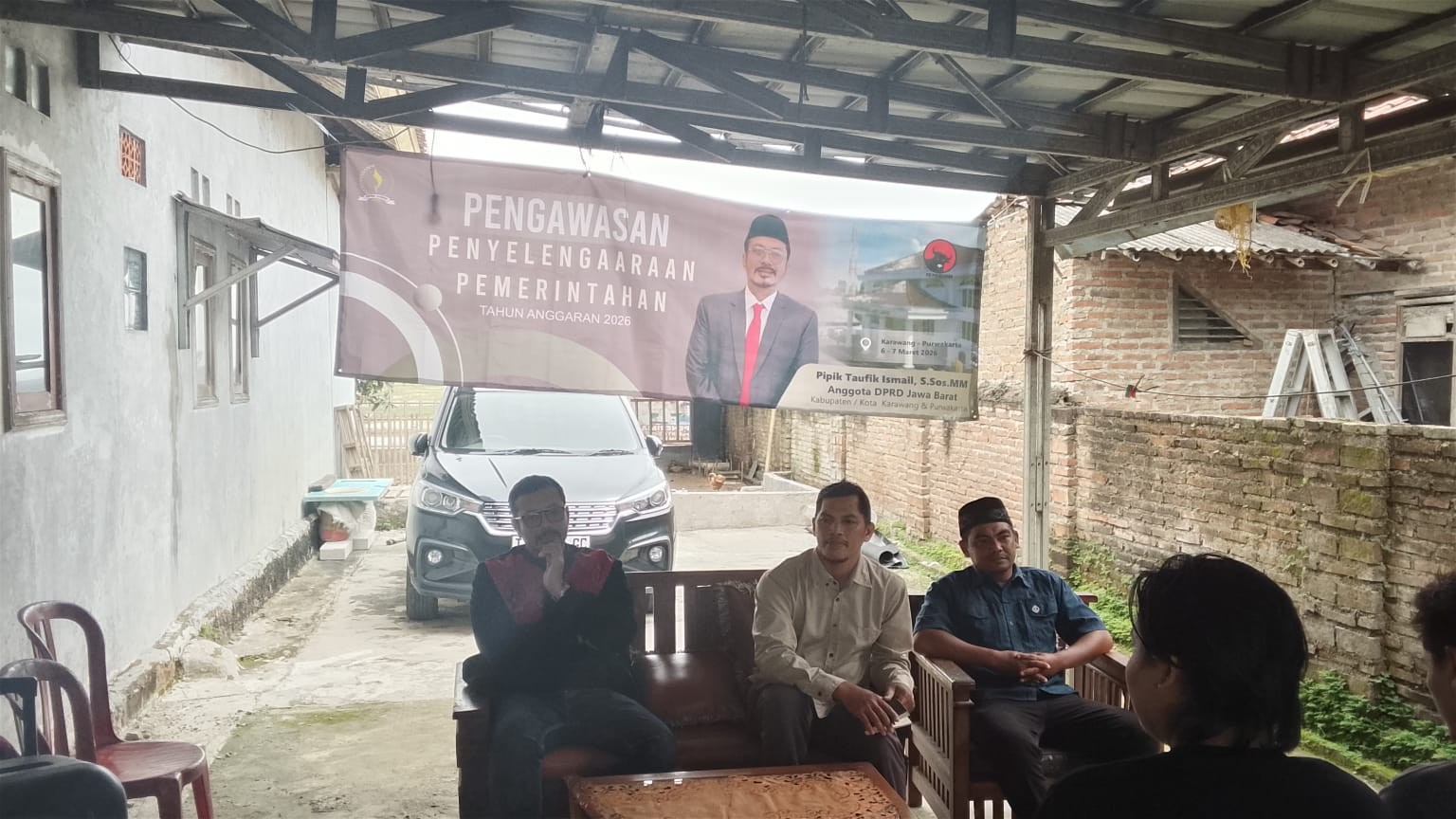 Pipik Taufik Ismail Laksanakan Pengawasan Pemerintahan 2026 di Cilebar, Warga Sampaikan Beragam Aspi