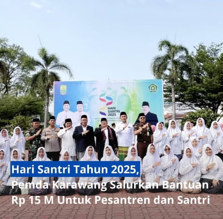 Peringati Hari Santri 2025, Pemkab Karawang Anggarkan Rp 15 Miliar untuk Pesantren dan Santri