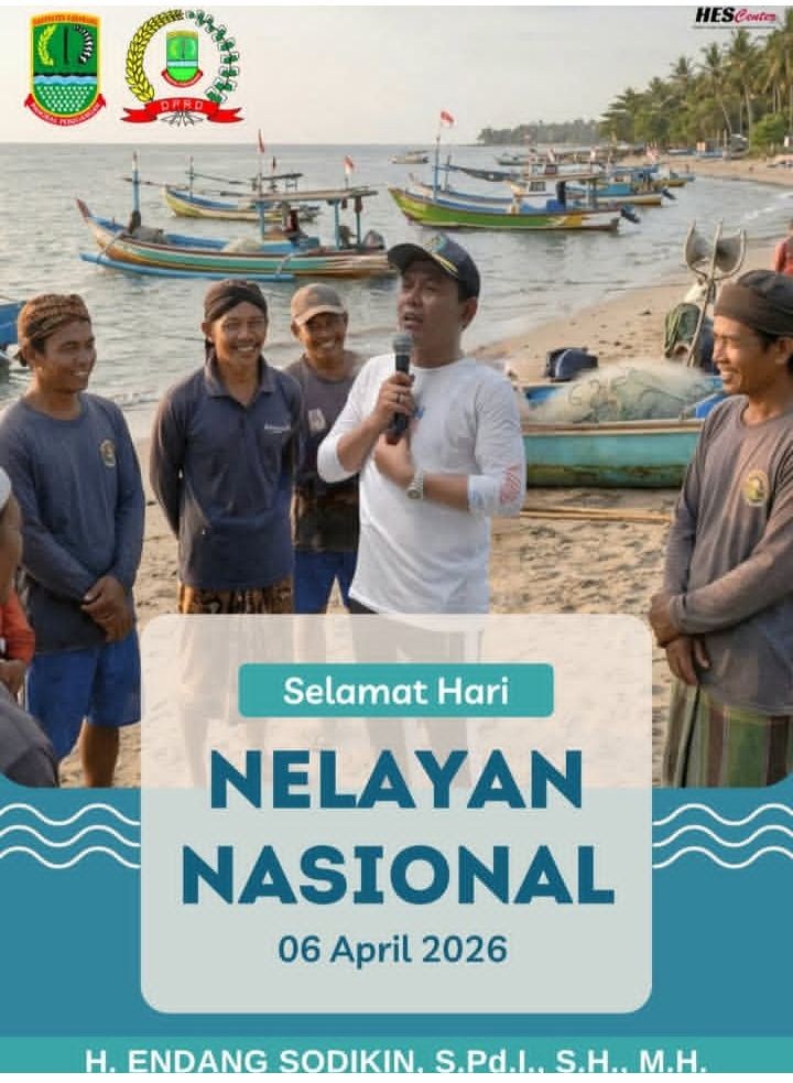 Ketua DPRD Karawang Ucapkan Selamat Hari Nelayan Nasional 2026, Apresiasi Peran Strategis Nelayan